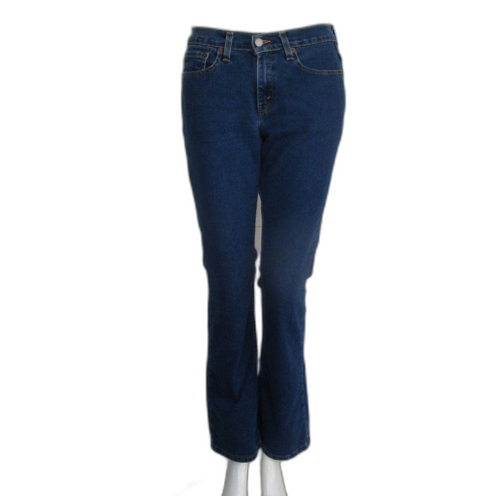 Vintage LEVI'S 515 Jeans, Boot Cut, Lower Rise, Cotton Blend, 2002, Blue